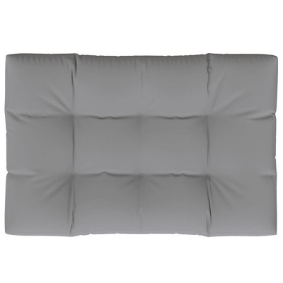 vidaXL Chair Cushion Outdoor Patio Pallet Seat Cushion Sofa Chair Pad Fabric - Dark Gray 47.2" x 31.5" x 4.7"