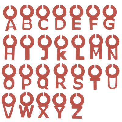 Unique Bargains Silicone Bright Colors Soft Lightweight Letter Shape Wine Glass Identifier