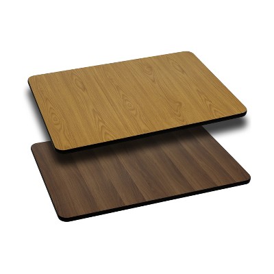 Emma and Oliver 30"x42" Rectangular Table Top with Reversible Laminate Top