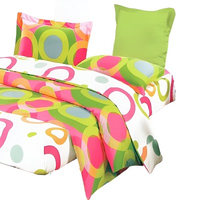Slickblue 300GSM Bed In A Bag Set Combo- Pillow Sham, Pillow, Duvet Cover & Comforter, 4/6 Pc, 3 Design & 4 Size Options