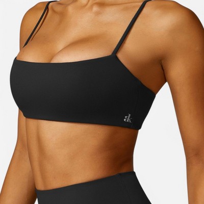 Anna-Kaci Active Women's Square Neck Sports Bra with Thin Straps