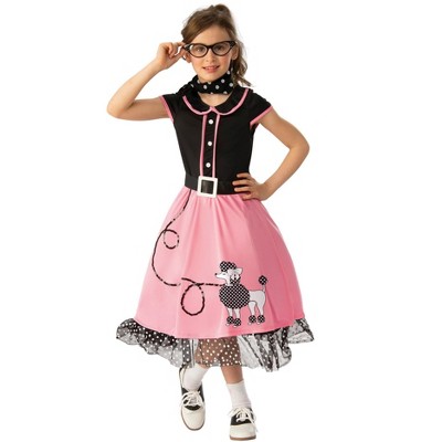 Rubies Girls 50s Pink Sweetheart Costume