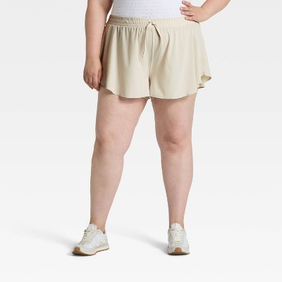 Women's Woven High-Rise Flutter Shorts 3" - All In Motion™