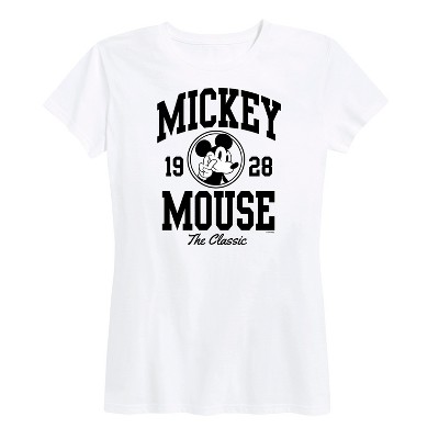 Women's - Disney - Mickey Mouse Collegiate The Classic Short Sleeve Graphic T-Shirt