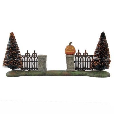 Department 56 Villages 3.75 In Halloween Gate Halloween Halloween Village , Halloween Decor Sisal Trees (1PC)