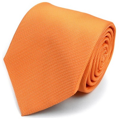 Boy's Solid Color Microfiber Poly Woven 2.5 Inch Wide And 49 Inch Long Necktie