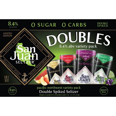 San Juan Seltzer Doubles  - 12pk/12 fl oz Slim Cans