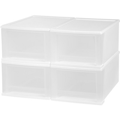 IRIS USA Stackable Plastic Storage Chest