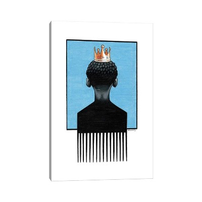 Little Prince Afropick by Manasseh Johnson Unframed Wall Canvas - iCanvas