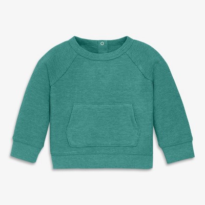 Primary Baby Heathered Waffle Pocket Tee