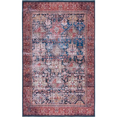 Tucson Vintage Persian TSN124  Machine Washable Skid-Resistant Stain Resistant Non-Shedding Power Loomed Indoor Rugs - Safavieh