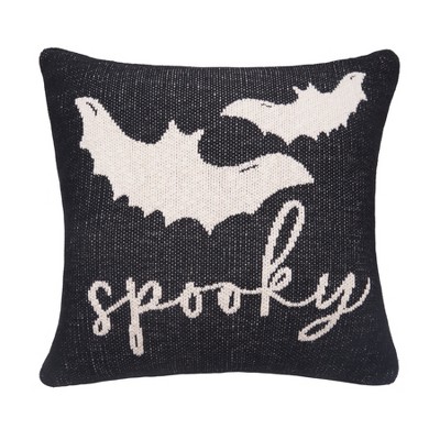C&F Home Bats Reversible Halloween Knitted Pillow, 20" x 20"