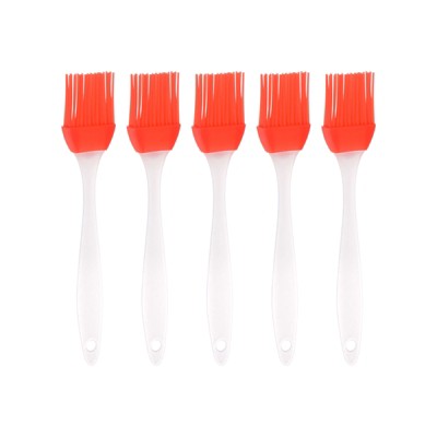 Unique Bargains Silicone Detachable Heat-Resistant Basting Oil Sauce Tool Pastry Brushes 20 Pcs