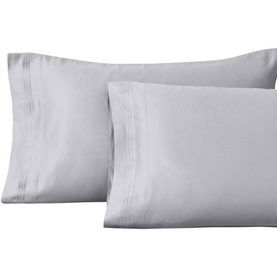 Egyptian Cotton 1000 Thread Count Solid 2 Piece Pillowcase Set by Blue Nile Mills