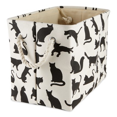 Bone Dry Polyester Pet Bin Cats Meow