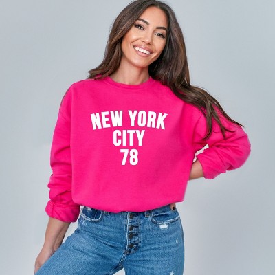 Simply Sage Market New York City Arched 78 Puff Print Sweatshirt