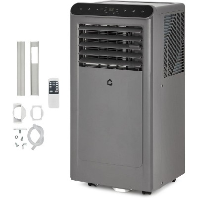 8000 BTU Portable AC - Cools 350 Sq.Ft, 4-in-1 (AC/Fan/Dehumidifier/Energy Saver), Remote, Timer, Sleep Mode for Bedroom/Office