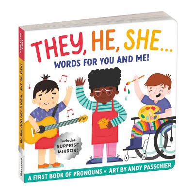 They, He, She: Words for You and Me Board Book - by  Mudpuppy