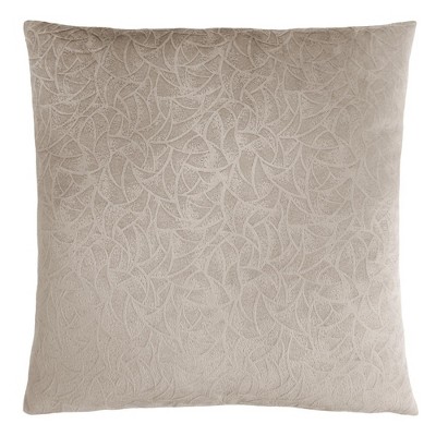 DSVIMOY Support Pillow Decorative Throw Pillow with Floral Pattern for Sofa or Bed Use, Gray, 17"*17"*2"