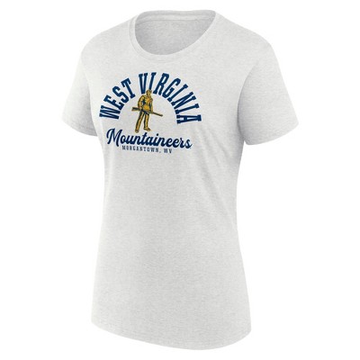 NCAA West Virginia Mountaineers Men's Oatmeal Heather Crew T-Shirt