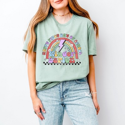 Simply Sage Market First Day Kindergarten Rainbow Short Sleeve Tee