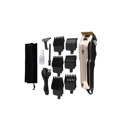 The Cutting Edge LCD Display Rechargeable Cordless Hair Clipper with Ceramic Coated Blades - 12ct