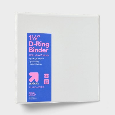 1.5" 3 Ring Binder Clear View - up&up™