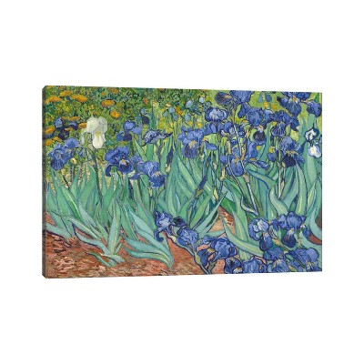Irises 1889 by Vincent van Gogh Unframed Wall Canvas - iCanvas