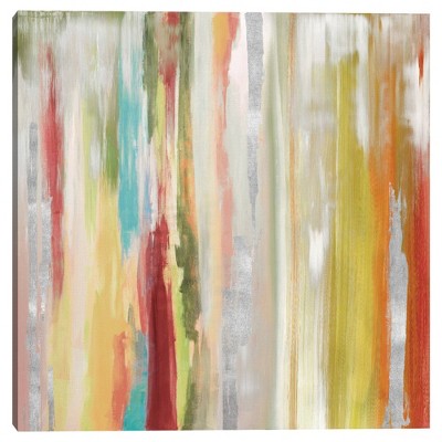 35" x 35" Krakatoa by Paul Duncan Canvas Art Print - Masterpiece Art Gallery: Modern Abstract Vertical Unframed