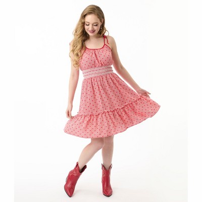 Smak Parlour Women's Tiered Cotton Flare Dress