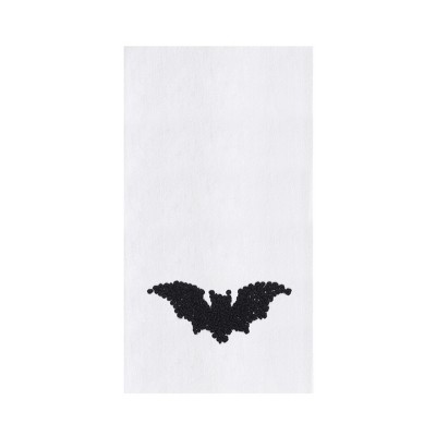 C&F Home Flying Bat Halloween French Knot Embroidered 100% Cotton Flour Sack Kitchen Dishtowel