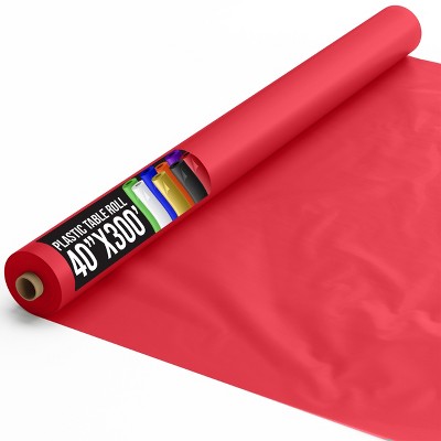 Crown  Plastic 40" x 300' Tablecloth Roll