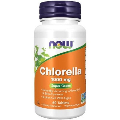 Chlorella 1000mg by Now Foods  -  60 Tablet
