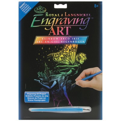 Royal & Langnickel(R) Rainbow Foil Engraving Art Kit 8"X10"