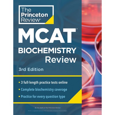 Princeton Review MCAT Biochemistry Review, 3rd Edition - (Graduate School Test Preparation) by  The Princeton Review (Paperback)