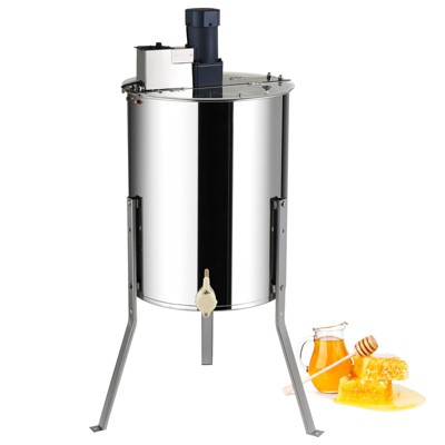 VEVOR Electric Honey Extractor, 4/8 Frames Honey Spinner Extractor, Stainless Steel Beekeeping Extraction, Apiary Centrifuge Equipment