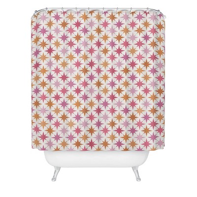 Deny Designs Color Poems Starry Multicolor Shower Curtain