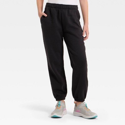 Girls' Active Comfort Fleece Jogger Sweatpants - All In Motion™
