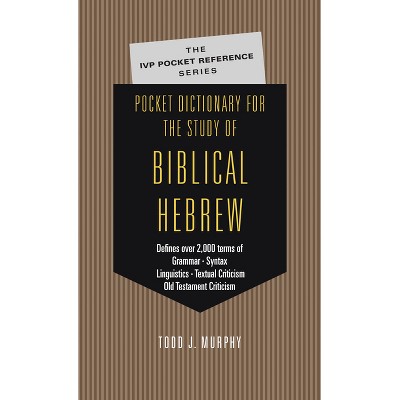 Pocket Dictionary for the Study of Biblical Hebrew - (IVP Pocket Reference) by  Todd J Murphy (Paperback)