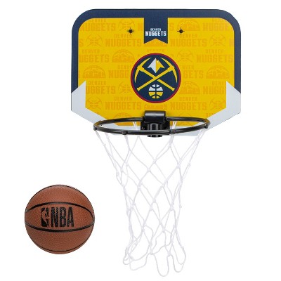 NBA Denver Nuggets Over The Door Hoop: Toy Sports Set for Ages 3+