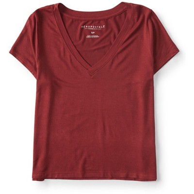 Aeropostale Womens Baby Basic T-Shirt