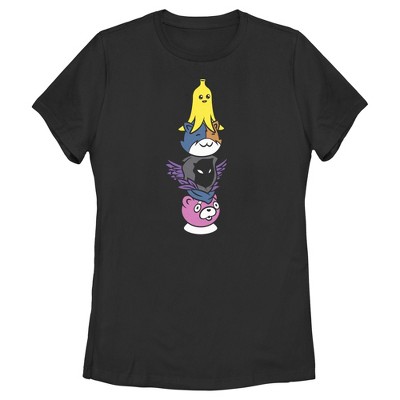Women's Fortnite Character Stack T-Shirt