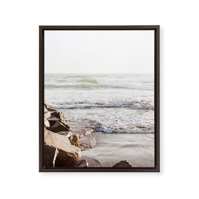 Bree Madden Jetty Waves Art Canvas - Society6