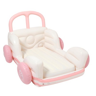 Sunnylife Kids Sleepover Bed - Summer Van, Candy Pink, Inflatable Vehicle Bed