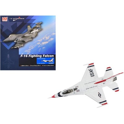 Lockheed F-16C Fighting Falcon Fighter Aircraft "Thunderbirds #1" (2017) US Air Force 1/72 Diecast Model by Hobby Master
