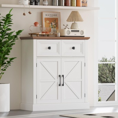 Buffet Sideboard, Wood Pantry Cabinet with Storage