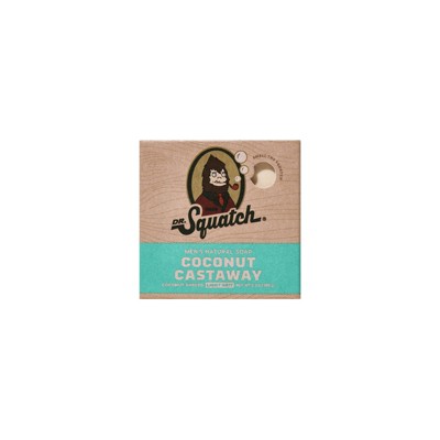 DR. SQUATCH Men's All Natural Mini Bar Soap - Coconut Castaway - 2.3oz