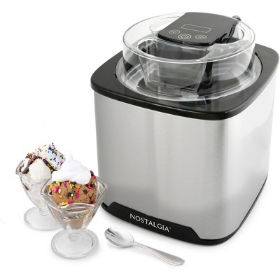 Nostalgia 2-Quart Digital Ice Cream Maker