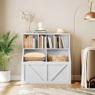 Toddlers Toy Storage Organizer & Bookshelf - Kids Toy Organizer for Nursery,Playroom,Bedroom