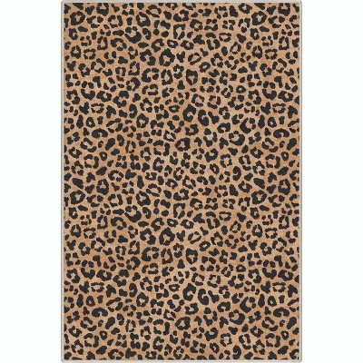 Well Woven Apollo Flatwoven Leopard Animal Print Pattern Area Rug